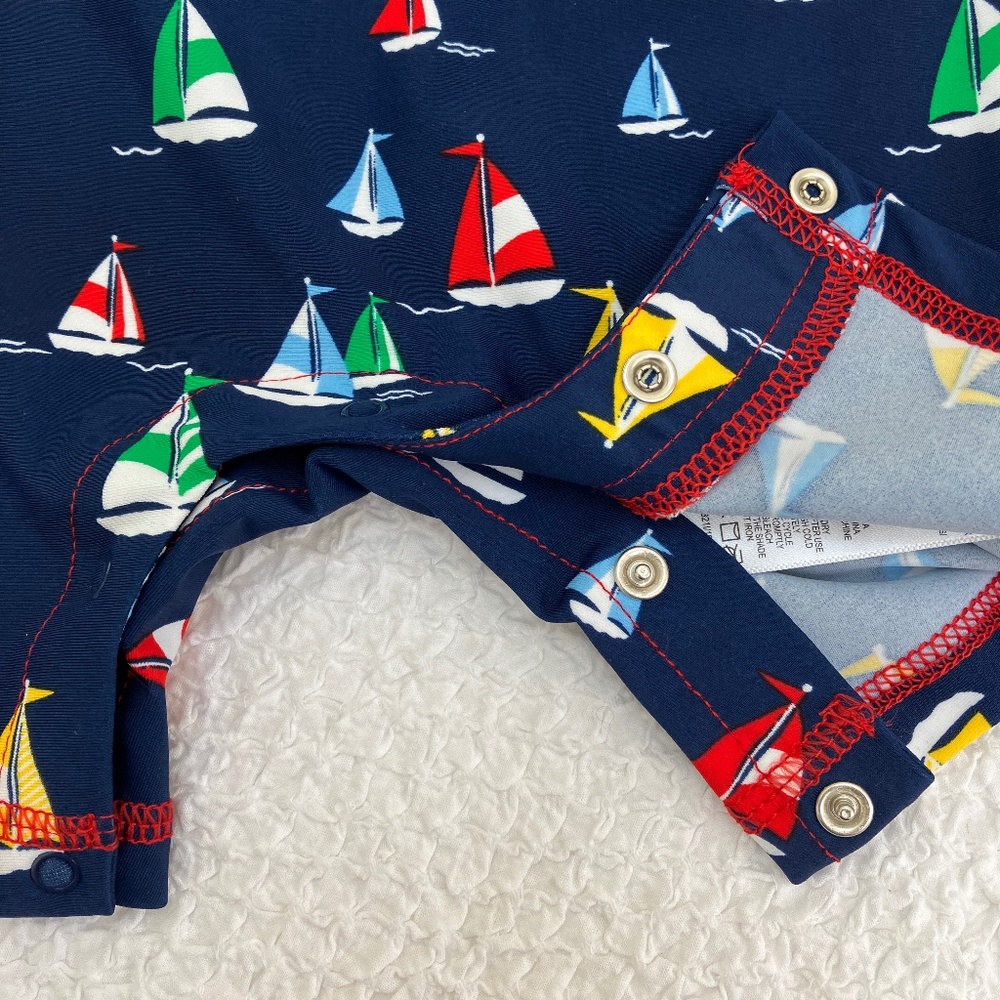 Little Me Rashguard Bathing Suit - Picture 4 of 7